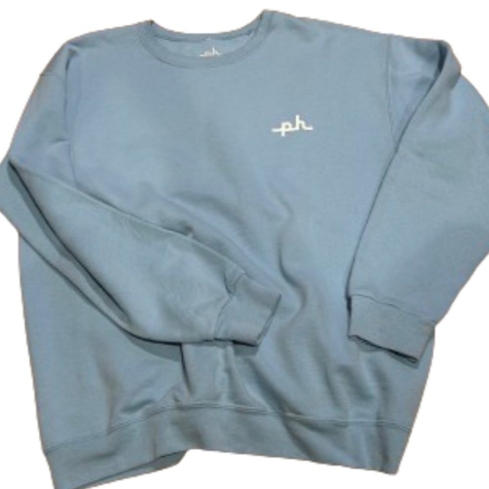 Adult Ph by Phluid Project gender inclusive sweatshirt blue large